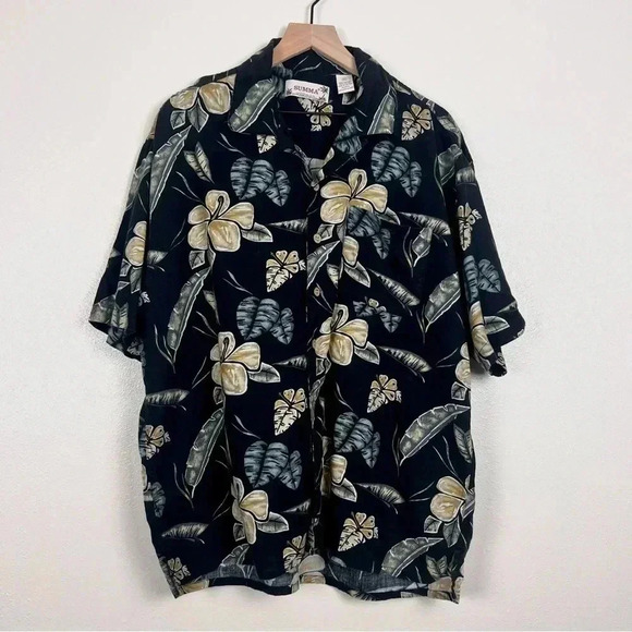 Summa Floral Hawaiian Shirt - Picture 1 of 5